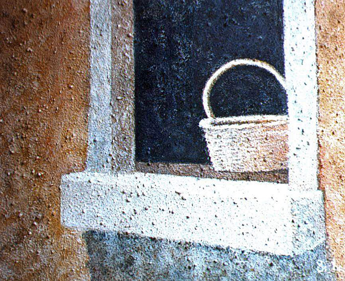 LA CESTA EN LA VENTANA