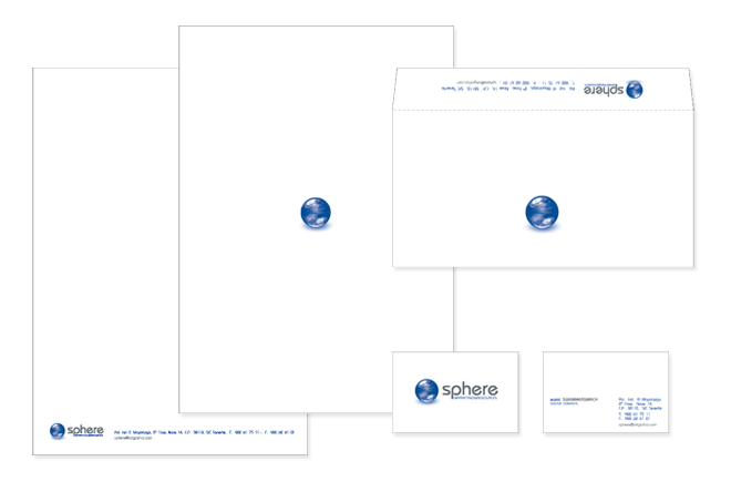 Desarrollo de Identidad Corporativa para Sphere. 2006